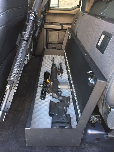 police gun metal box|truck gun storage box.